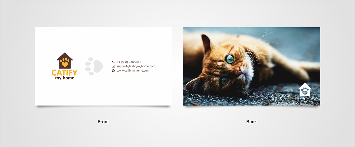 Diseño de Tarjeta de Presentación por daitiva para Catify My Home | Diseño #15234313