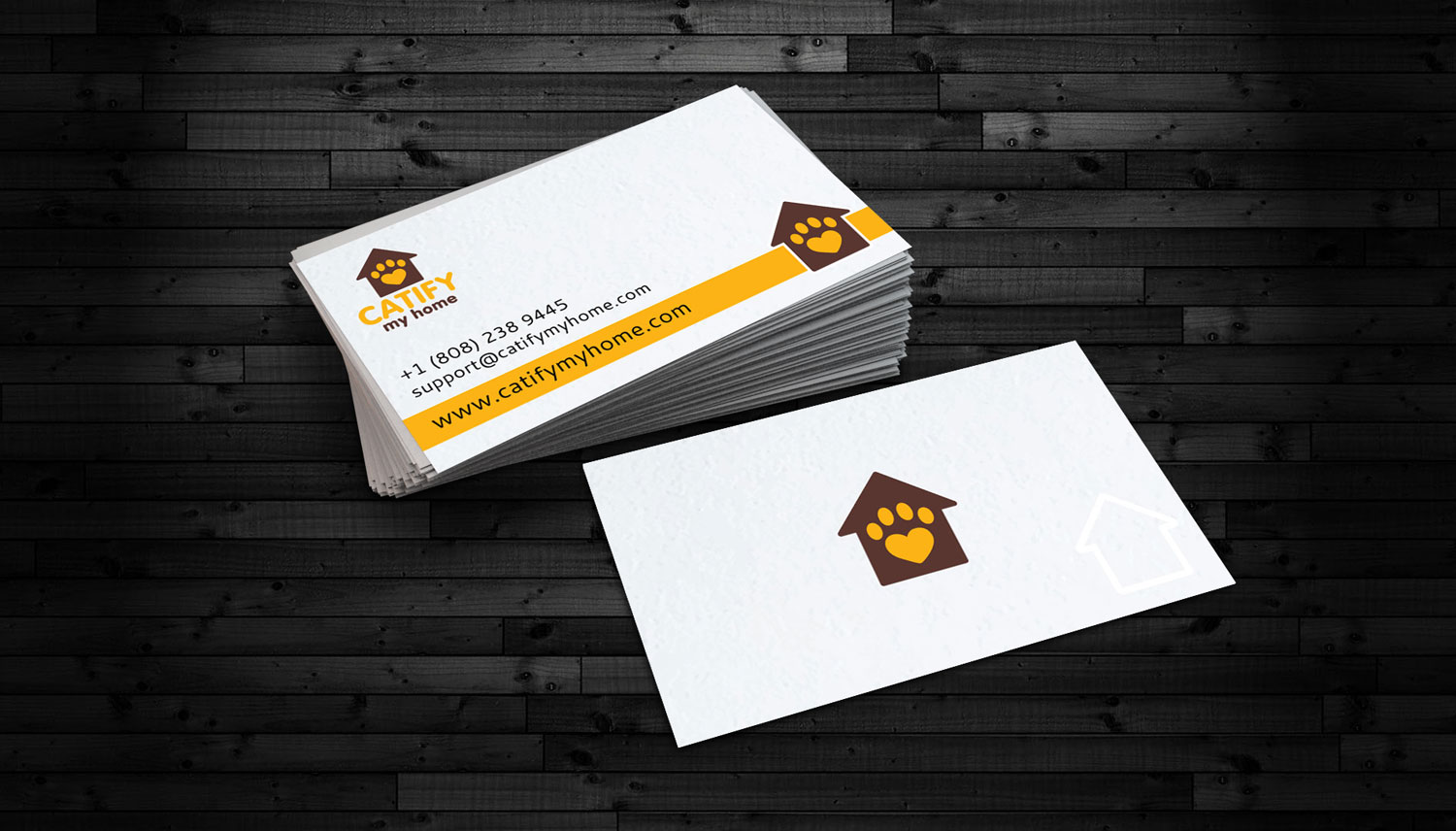 Business Card Design by logooffers for Catify My Home | Design: #15234190