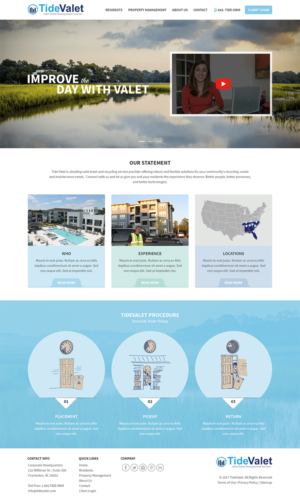 Web Design by RupalTechno for Tide Valet  | Design: #15288390