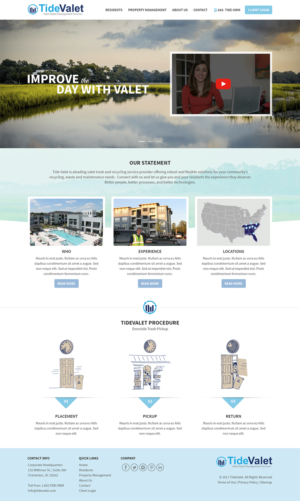 Web Design by RupalTechno for Tide Valet  | Design: #15288391