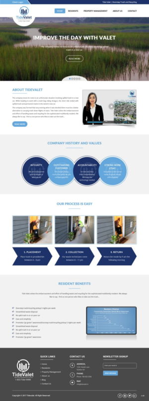 Web Design by pb for Tide Valet  | Design: #15237258