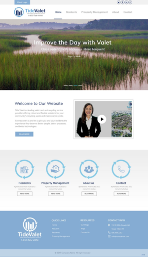 Web Design by pb for Tide Valet  | Design: #15237260