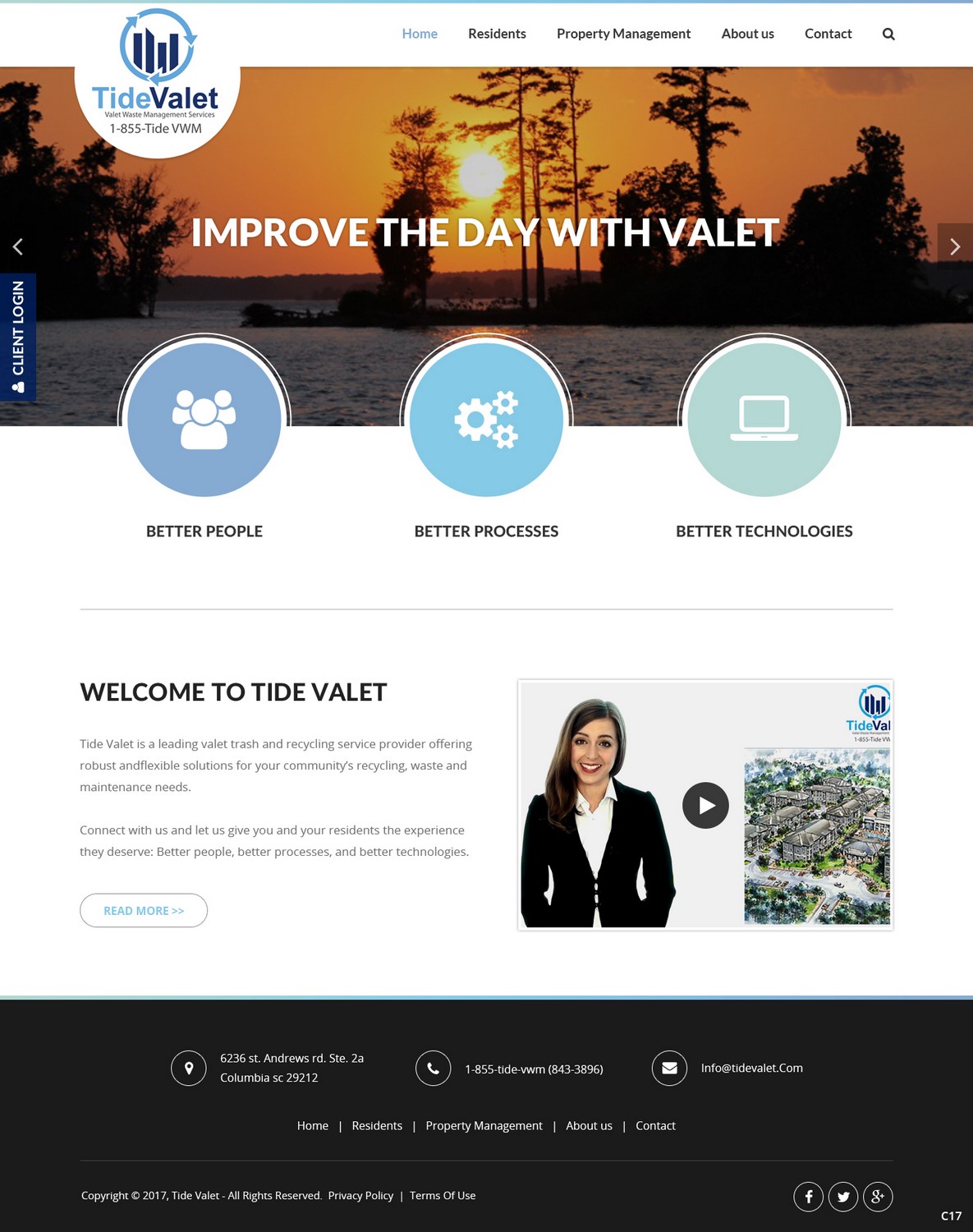 Web Design by pb for Tide Valet  | Design #15237262