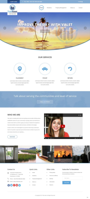 Web Design by pb for Tide Valet  | Design: #15237266