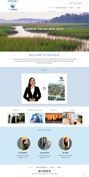 Web Design by pb for Tide Valet  | Design: #15237268