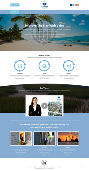 Web Design by pb for Tide Valet  | Design: #15237930