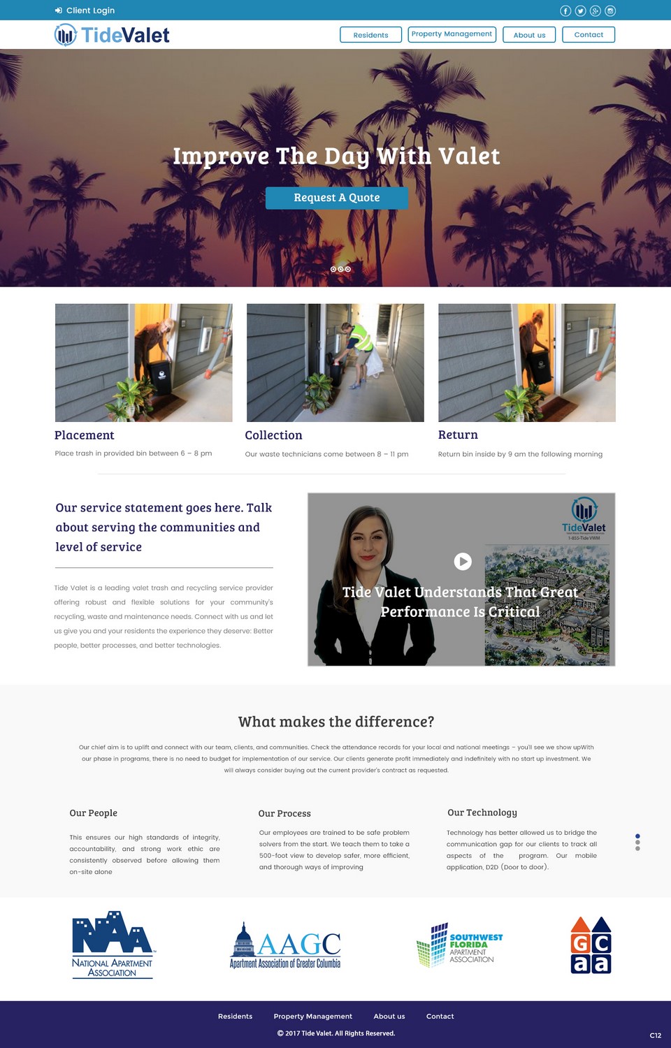 Web Design by pb for Tide Valet  | Design #15237936