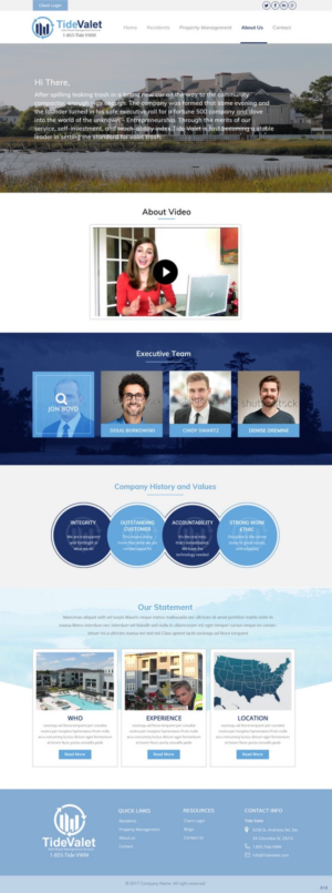 Web Design by pb for Tide Valet  | Design: #15628483