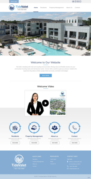 Web Design by pb for Tide Valet  | Design: #15628484