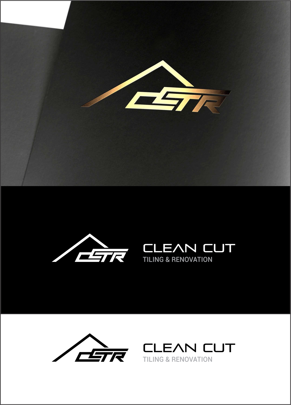 Logo Design by dclawstudio for Clean Cut Tiling and Renovations | Design #15310142