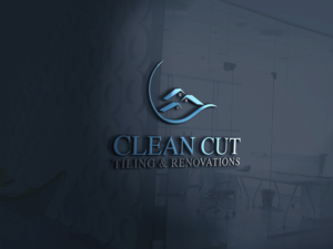 Logo Design by Top king  designer for Clean Cut Tiling and Renovations | Design: #15291352