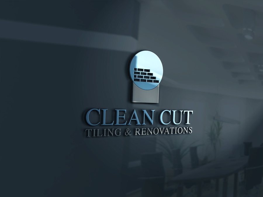 Logo Design by Top king  designer for Clean Cut Tiling and Renovations | Design #15319404