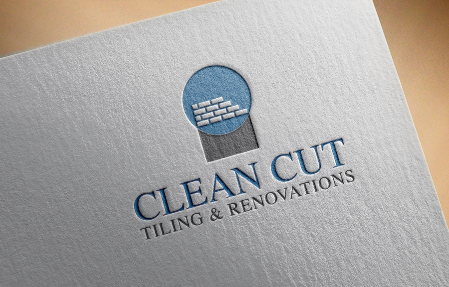 Logo Design by Top king  designer for Clean Cut Tiling and Renovations | Design #15319405