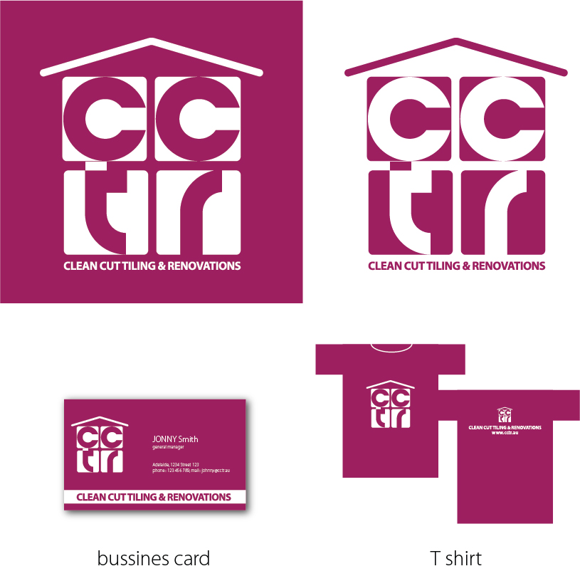 Logo Design by gagobl for Clean Cut Tiling and Renovations | Design #15249671