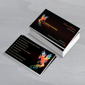 Business Card Design by Creative Jiniya for Flaming Phoenix Automotive | Design: #15449064