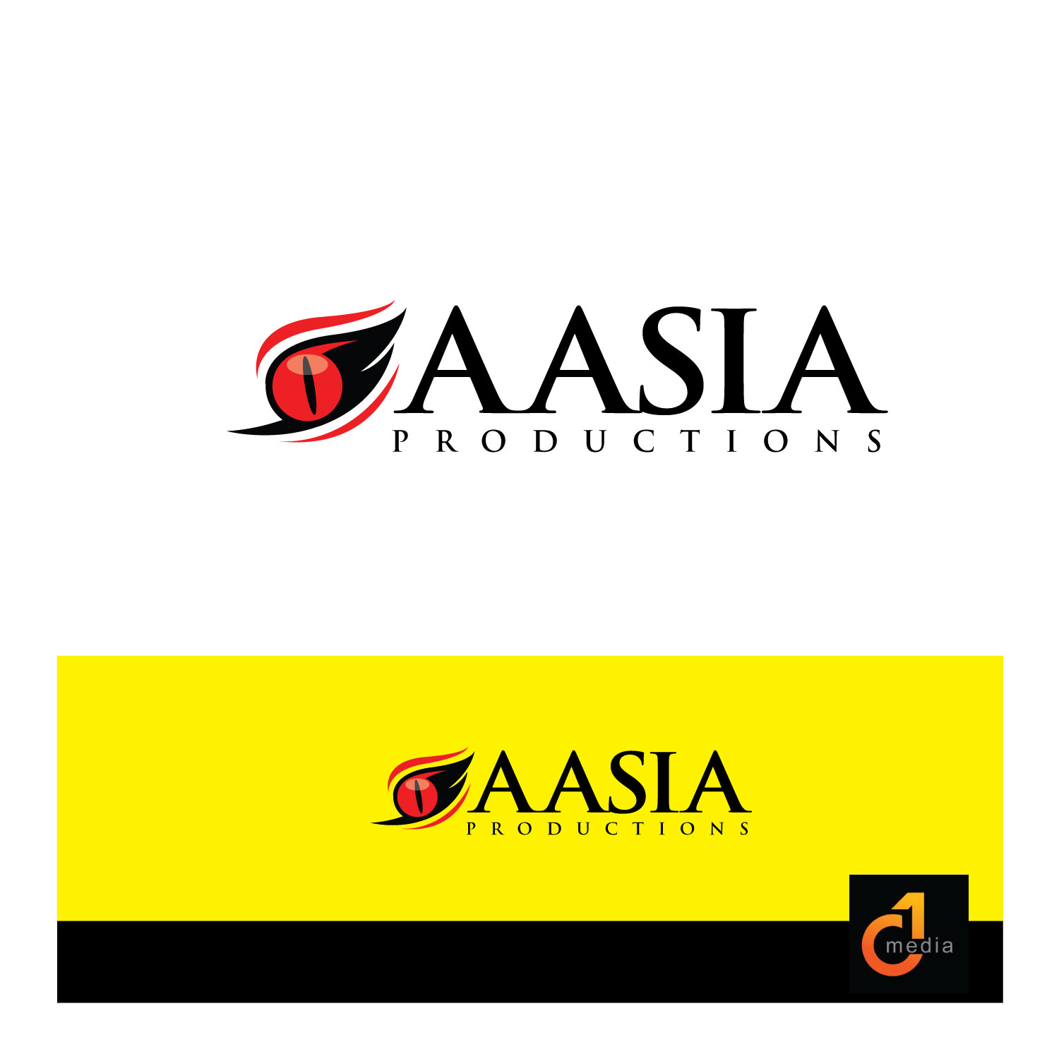 Logo Design by C1 Media for Aasia Productions | Design #15255220
