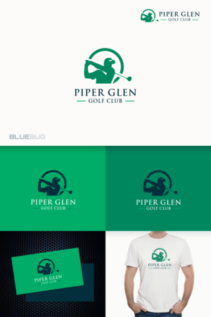 Piper Glen or Piper Glen Golf Club | Logo Design by SilverFire