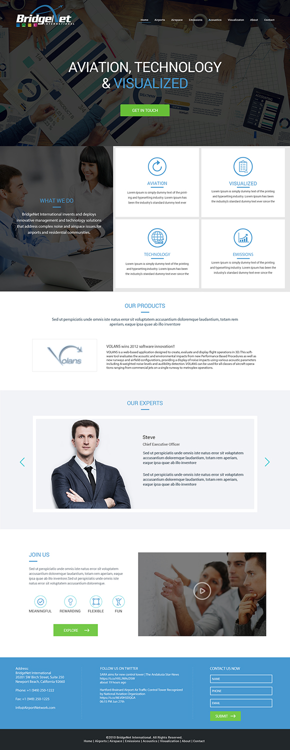 Diseño Web por Kreative Ideaz para BridgeNet International | Diseño #15241585