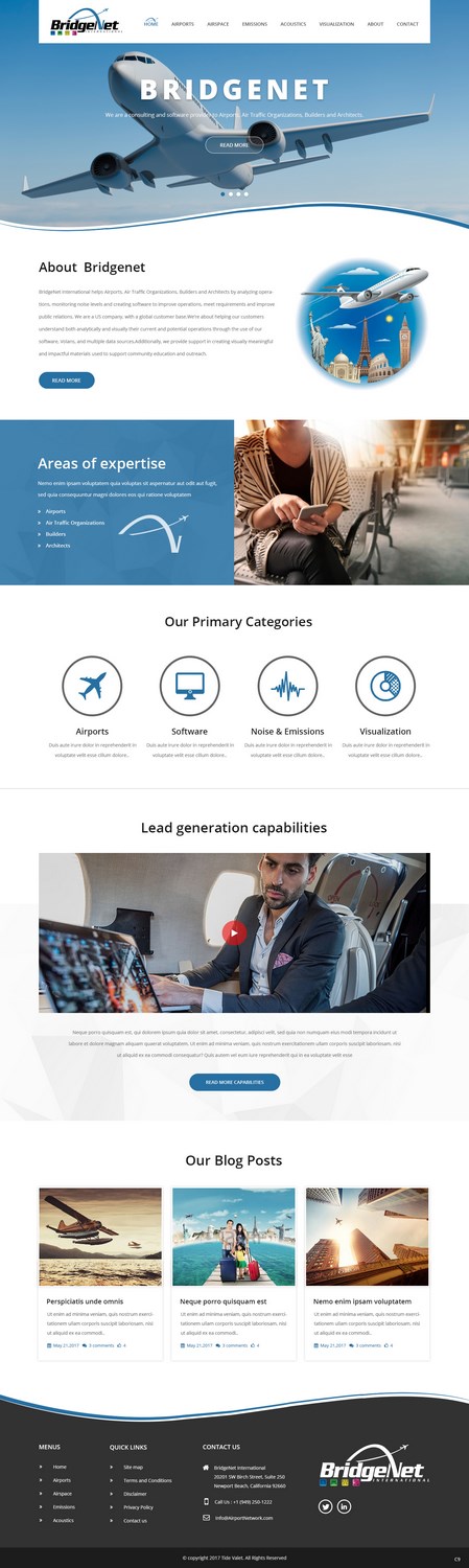 Web Design by pb for BridgeNet International | Design #15245309