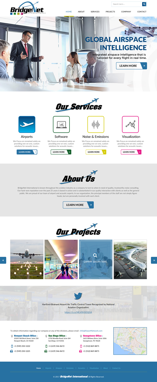 Web-Design von rightway für BridgeNet International | Design #15243197