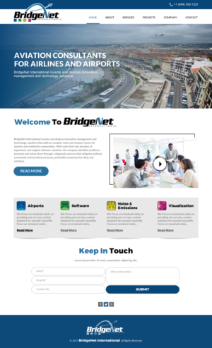 Web-Design von rightway für BridgeNet International | Design: #15243202