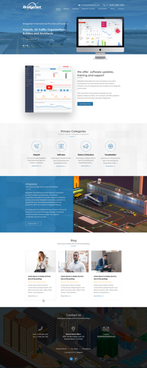 Diseño Web por Ved Web Services para BridgeNet International | Diseño #15251894