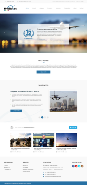 Diseño Web por primarydesigner2k9 para BridgeNet International | Diseño #15258963