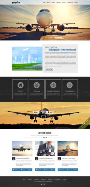 Diseño Web por Dream Logo Design para BridgeNet International | Diseño #15245568