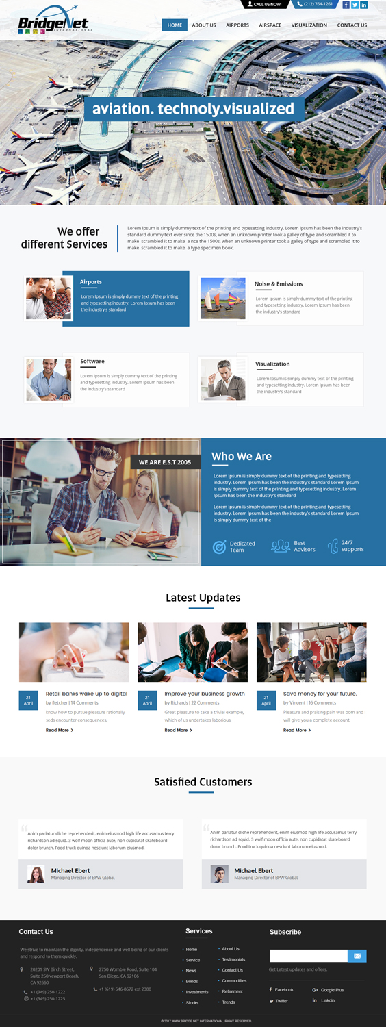 Web Design by Xclusive Designers for BridgeNet International | Design #15291316