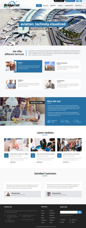 Diseño Web por Xclusive Designer para BridgeNet International | Diseño #15291316