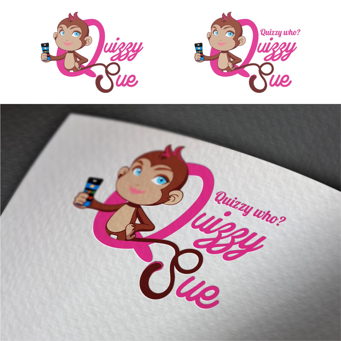 Logo Design by bluntz for Quizzy Sue | Design: #15282740