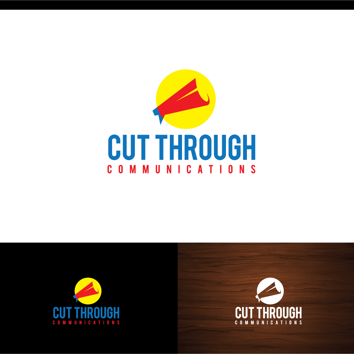 Diseño de Logo por e-graphics para Cut Through Communciations | Diseño #15250359