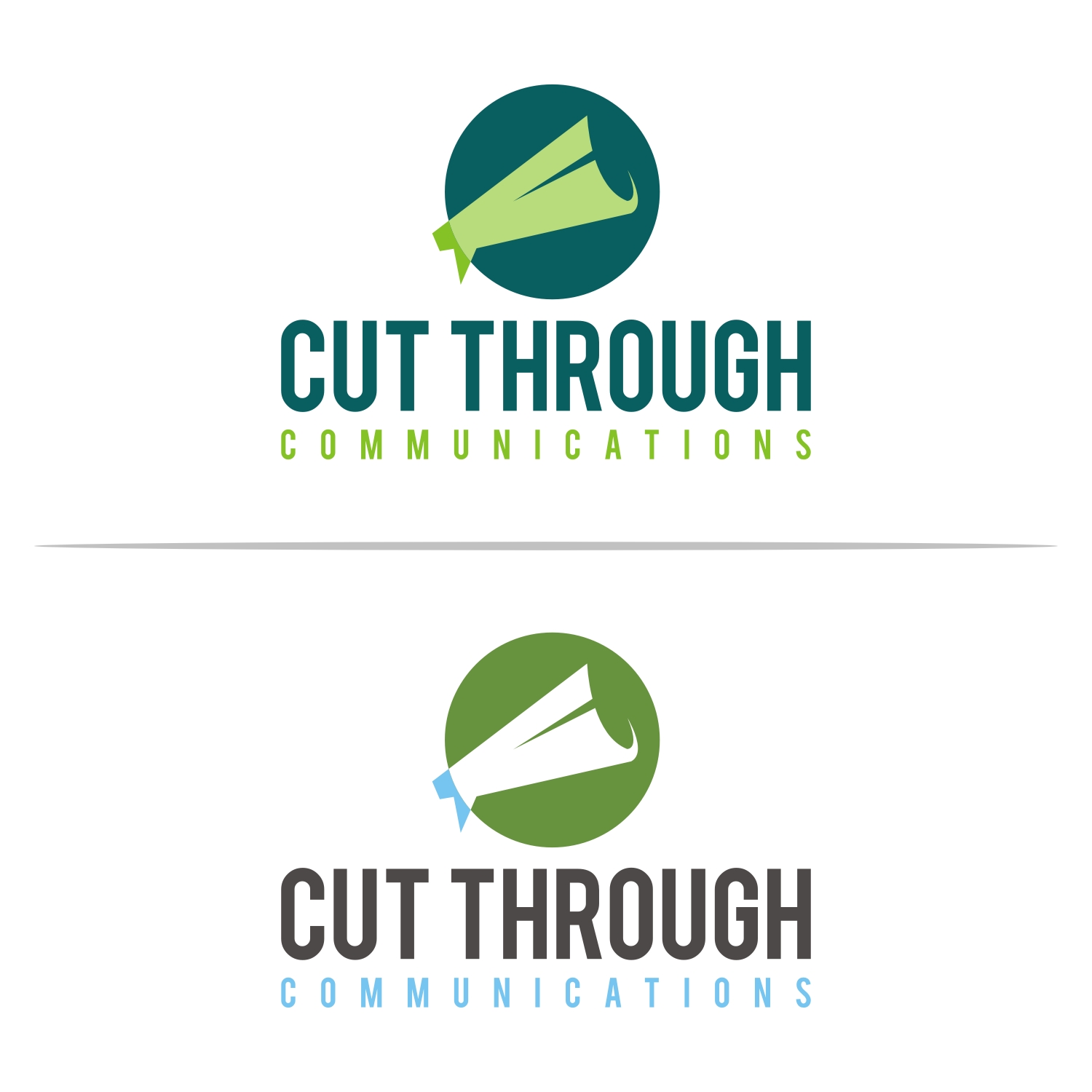 Diseño de Logo por e-graphics para Cut Through Communciations | Diseño #15257111