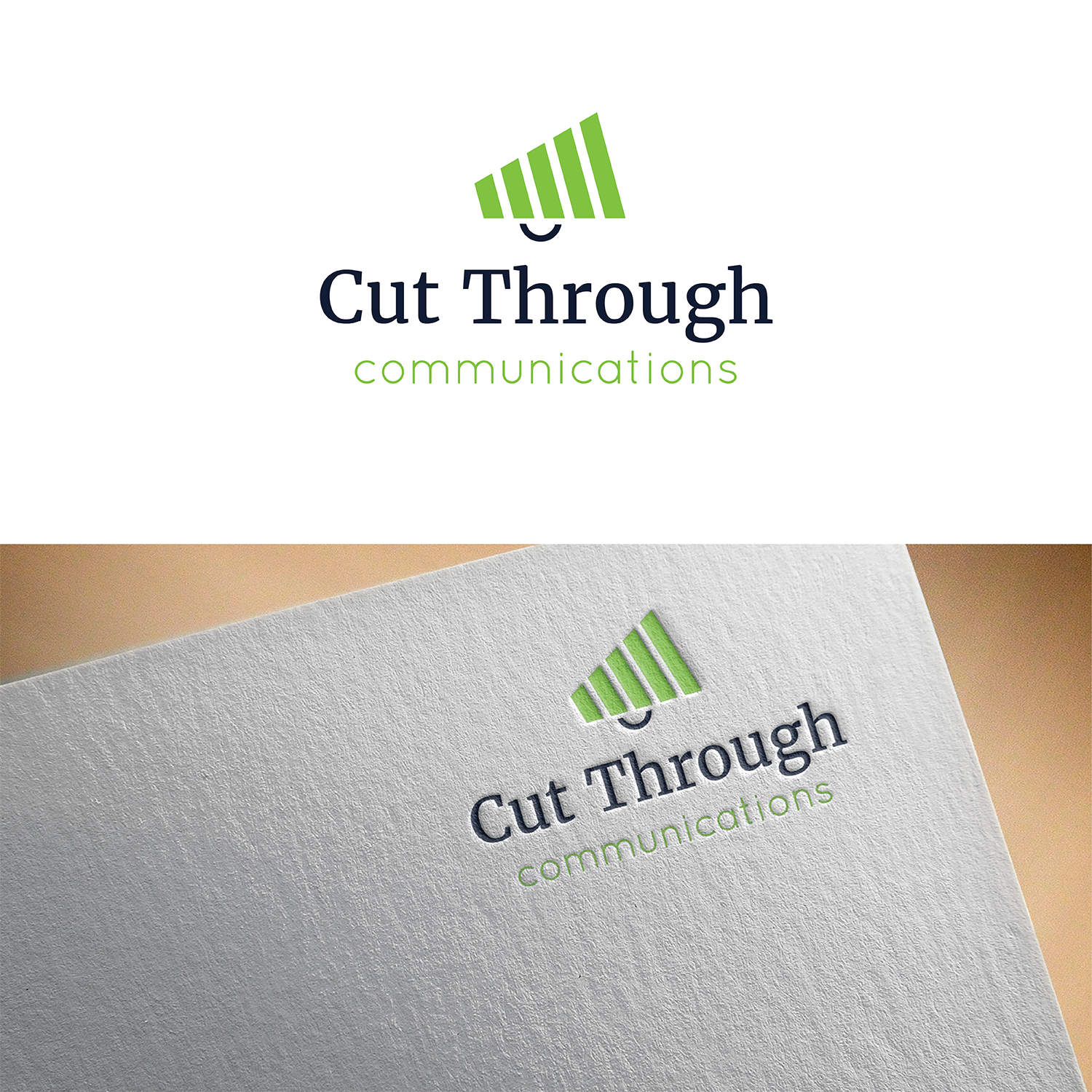 Diseño de Logo por Maximilian.Design para Cut Through Communciations | Diseño #15308495