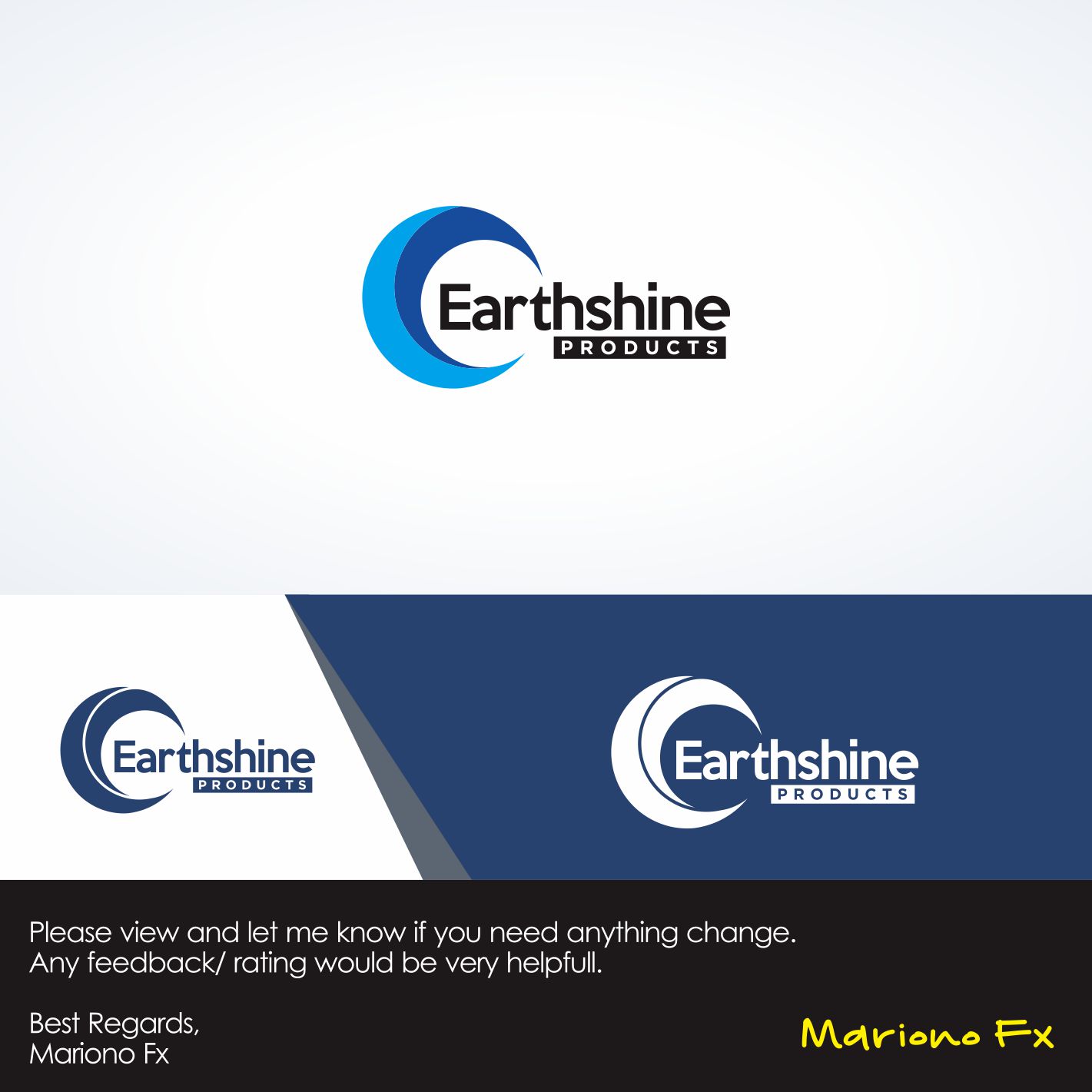 Logo Design by Mariono Fx for Earthshine Products LLC | Design #15252086