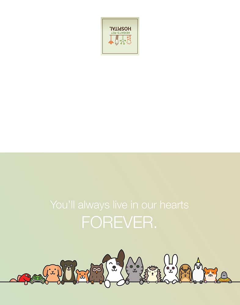 Stationery Design by DesignFive for Heights Pet Hospital | Design #15254496