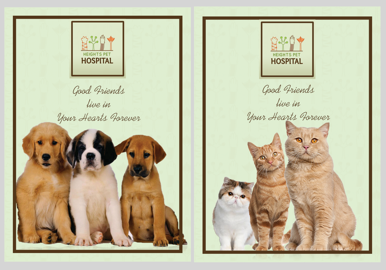 Stationery Design by Shabnum Khan for Heights Pet Hospital | Design #15343874