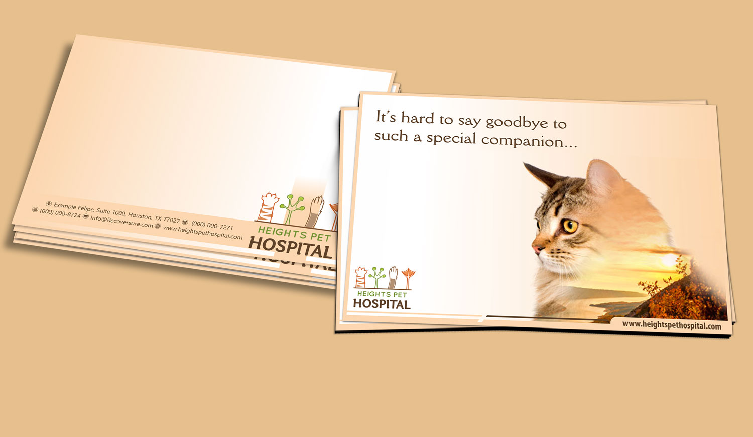 Stationery Design by Petter Goms for Heights Pet Hospital | Design: #15329441