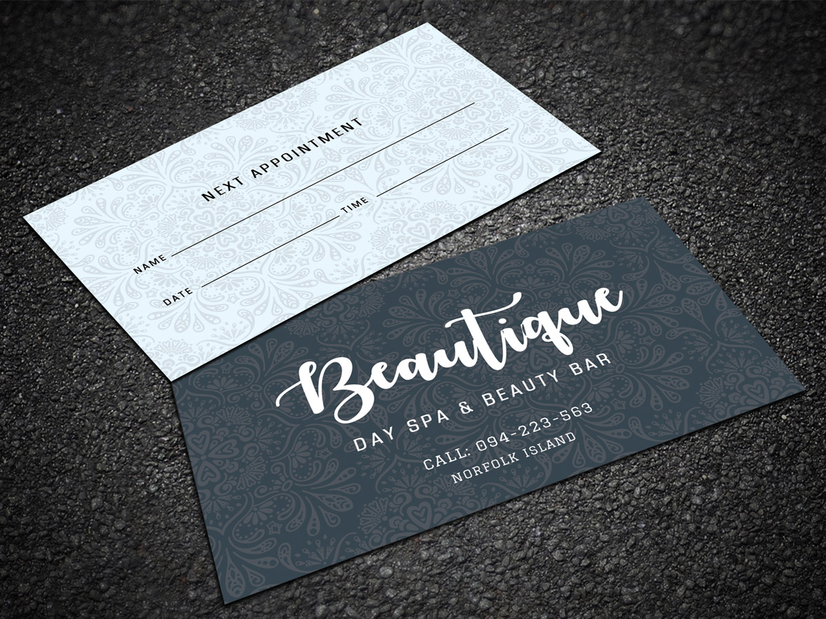 Diseño de Tarjeta de Presentación por Sandaruwan para Beautique Norfolk Island | Diseño #15252074