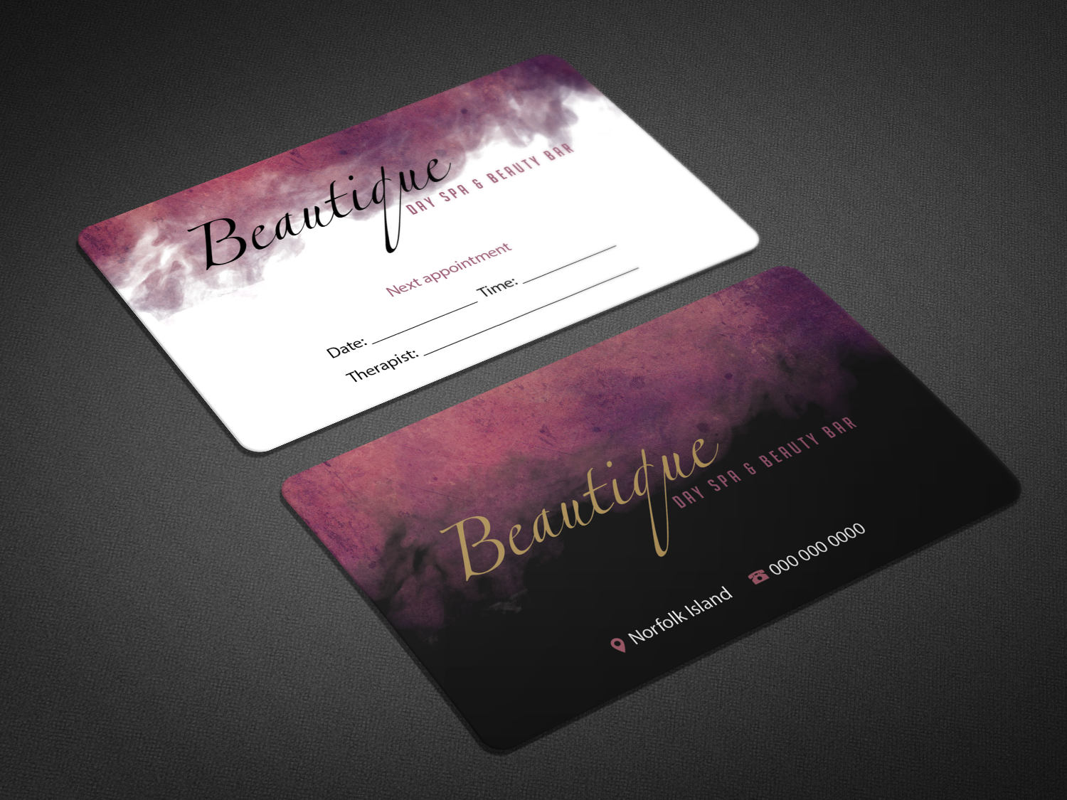Business Card Design by Riz' for Beautique Norfolk Island | Design #15255423