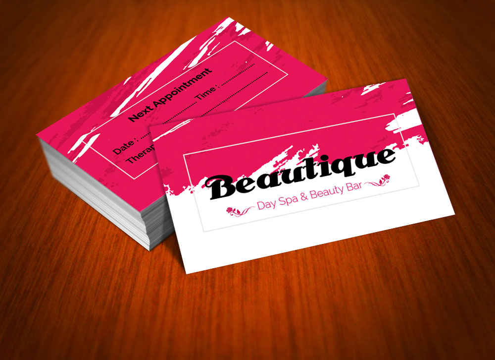 Diseño de Tarjeta de Presentación por D Creativez para Beautique Norfolk Island | Diseño #15256741