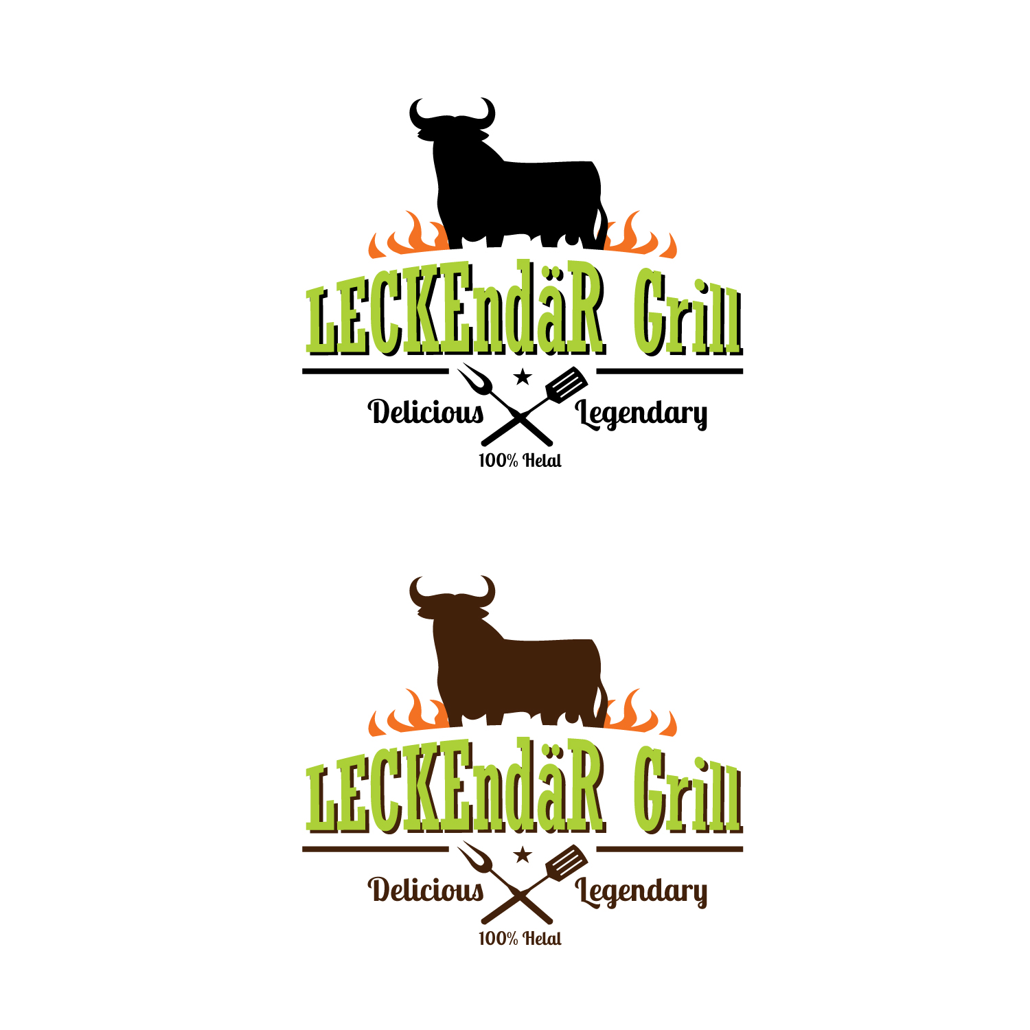 Logo Design by JCC for Leckendär Grill | Design #15268460