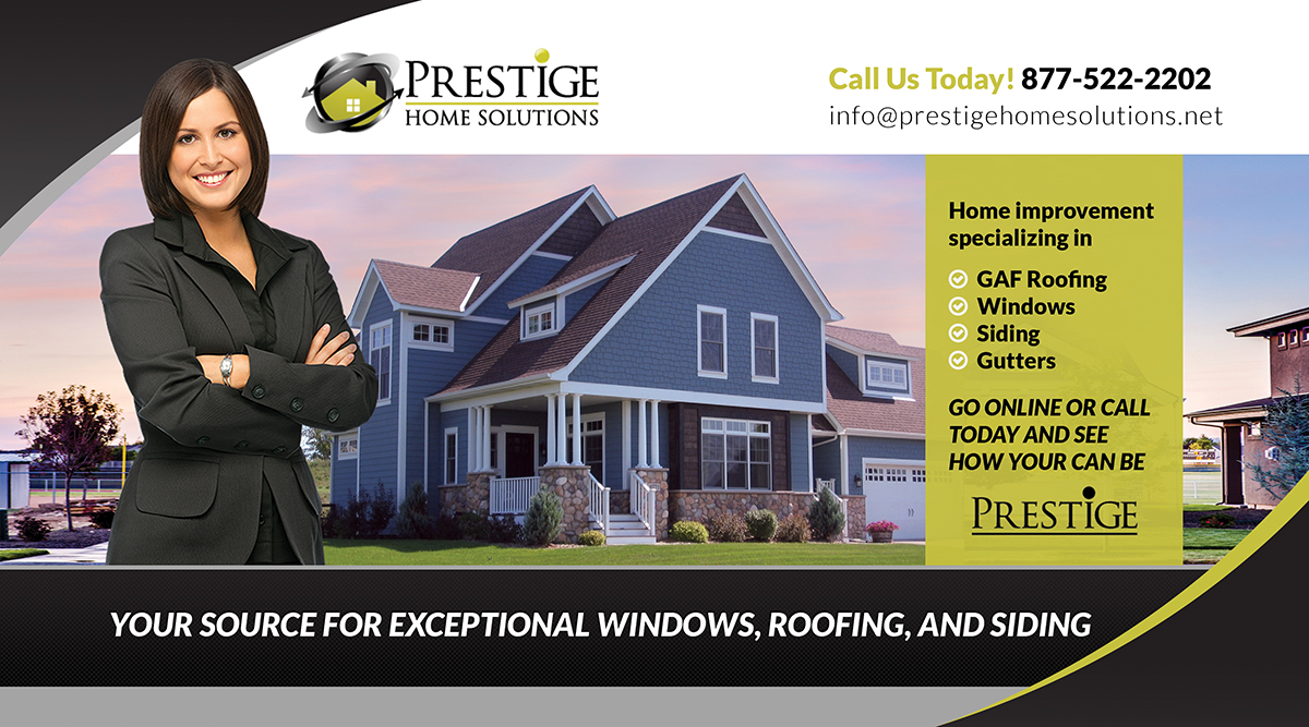 Postcard Design by VEGA-Designs for Prestige Home Solutions | Design #15246216