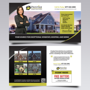 Design de Carte Postale par VEGA-Designs pour Prestige Home Solutions | Design #15246218
