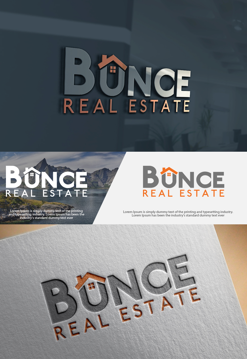 Logo Design by :) for Bunce Real Estate  | Design: #15266861