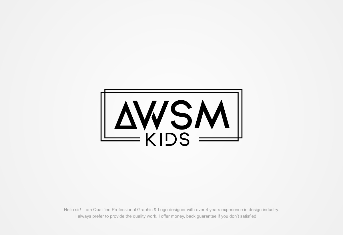 Logo Design by Liyana for Les vêtements AWSM KIDS | Design: #15304529