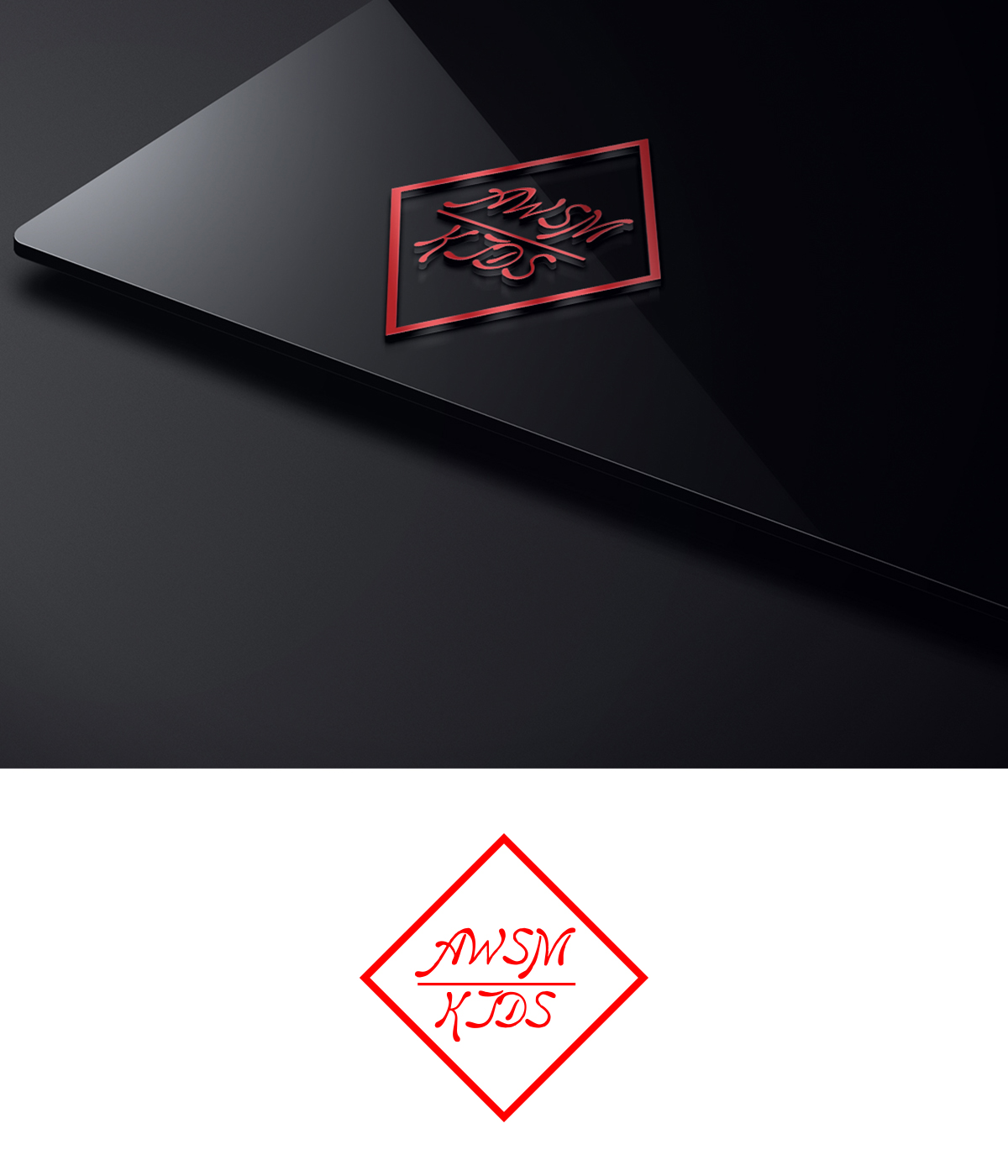 Logo Design by supercreative for Les vêtements AWSM KIDS | Design #15275170