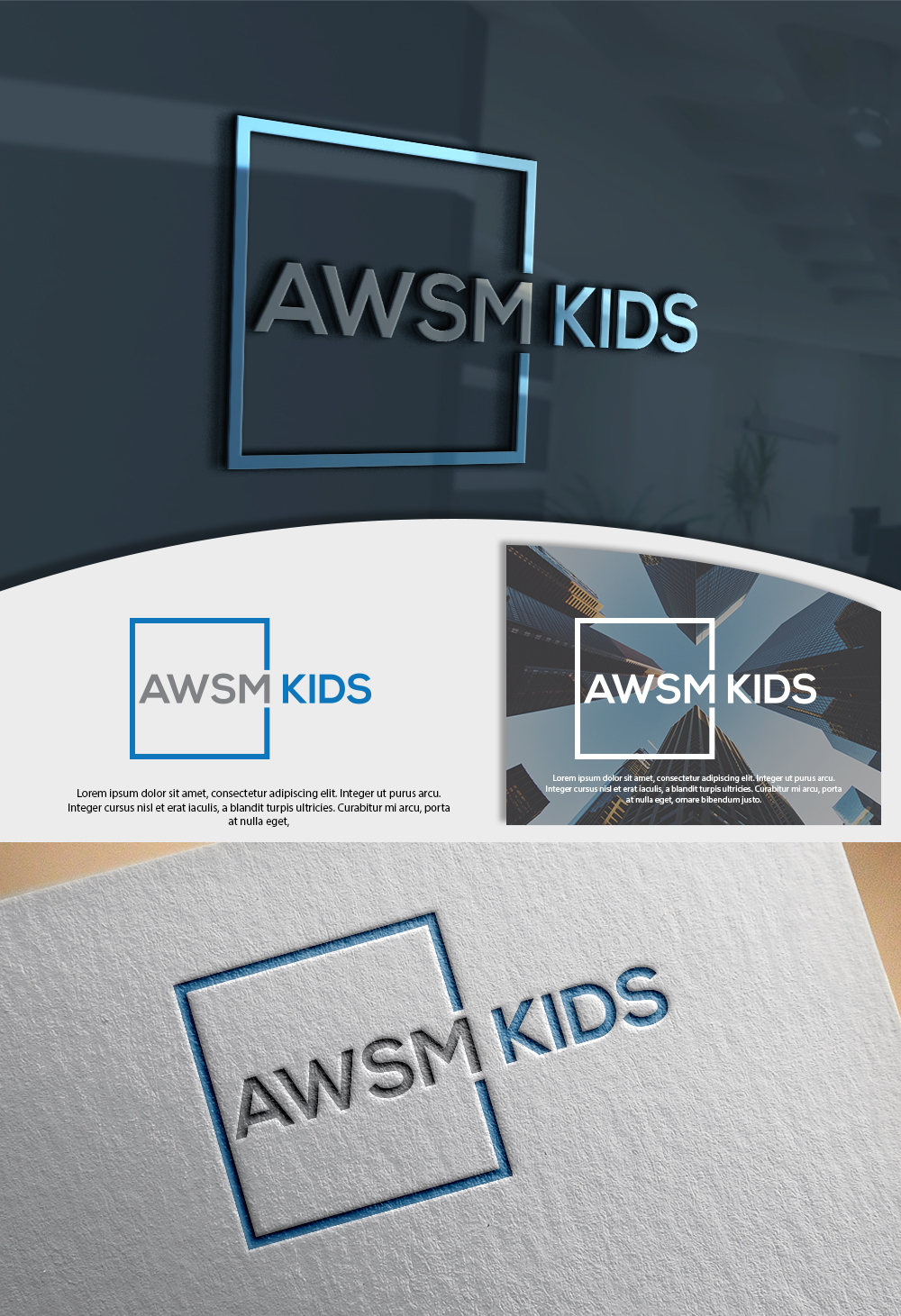 Logo Design by Renewable for Les vêtements AWSM KIDS | Design #15268567