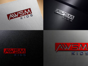 Logo Design by imsakiballhasan for Les vêtements AWSM KIDS | Design: #15284363