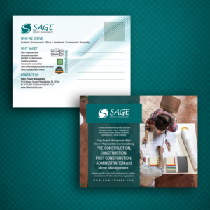 Postkarten-Design von uk für Sage Project Management | Design: #15252374